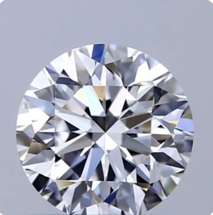 1 pcs Diamond (Natural) - 0.50 ct - Round - D (colourless) - VVS1 - Gemological Institute of America (GIA)