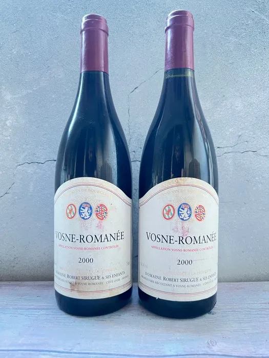 2000 Domaine Robert Sirugue - Vosne-Romanée - 2 Bottle (0.75L)