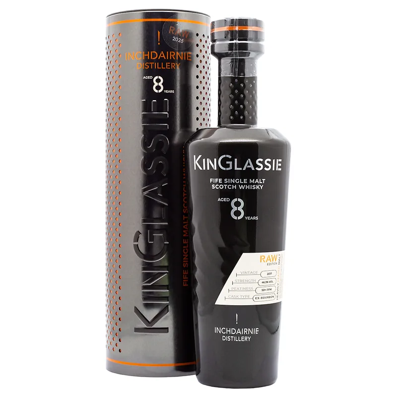 InchDairnie – KinGlassie Raw 8 Years Old 2017/2025 (70cl, 46.3%)