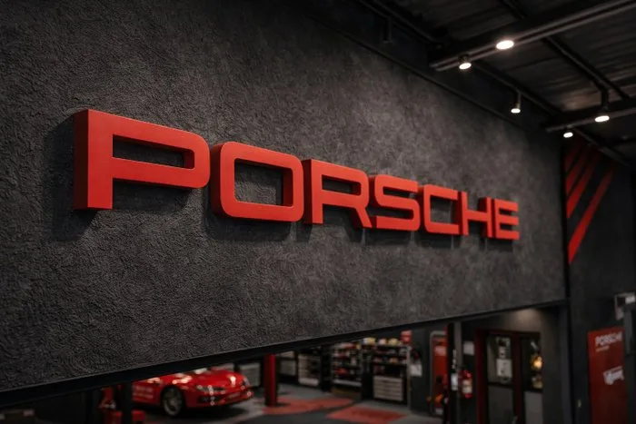 Porsche - PORSCHE 200 cm - Advertising sign - ABS