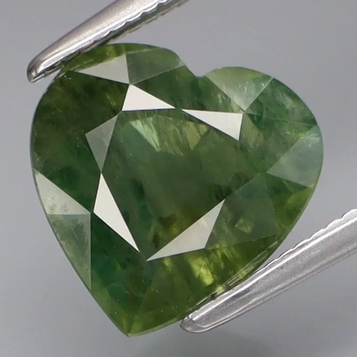 1 pcs Blue, Green Sapphire - 3.47 ct - International Gemological Institute (IGI) - Bluish Green Sapphire
