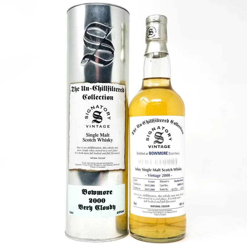 Bowmore – 2000 8 Year Old Signatory Vintage (70cl, 40%)