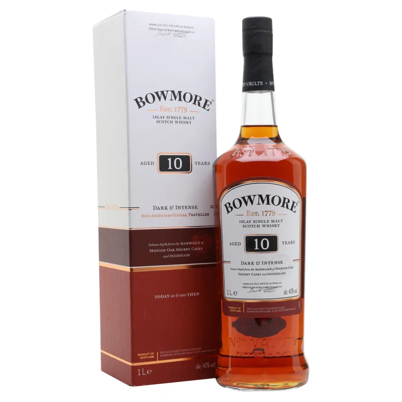Bowmore – 10 Year Old Dark & Intense (1L)
