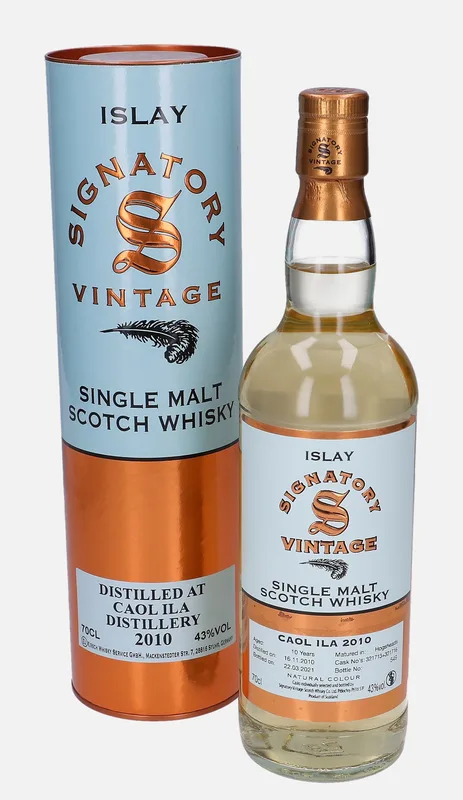 Caol Ila – 2010 10 Year Old Signatory Vintage Scotch Whisky Co. (70cl, 43%)
