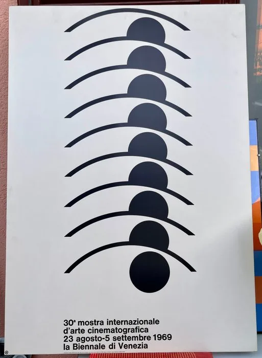 A G Fronzoni - 30° mostra internazionale d'arte cinematografica 23 agosto-5 settembre 1969 la Biennale di Venezia - 1960s