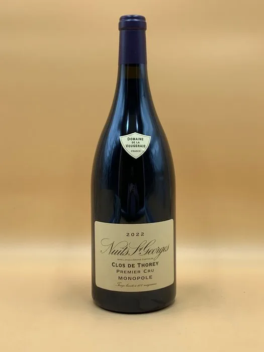 2022 Domaine de la Vougeraie "Clos de Thorey" Rouge - Nuits St. Georges 1er Cru - 1 Magnum (1.5L)