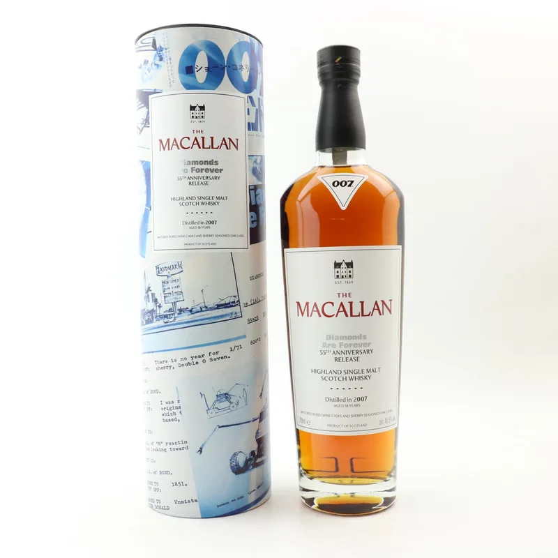 Macallan – 2007 18 Year Old Diamonds Are Forever 55th Anniversary (70cl, 45.5%)