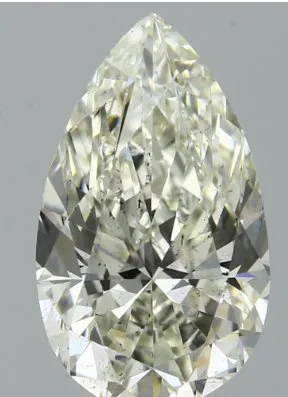1 pcs Diamond (Natural) - 1.04 ct - Pear - I - SI1 - International Gemological Institute (IGI)