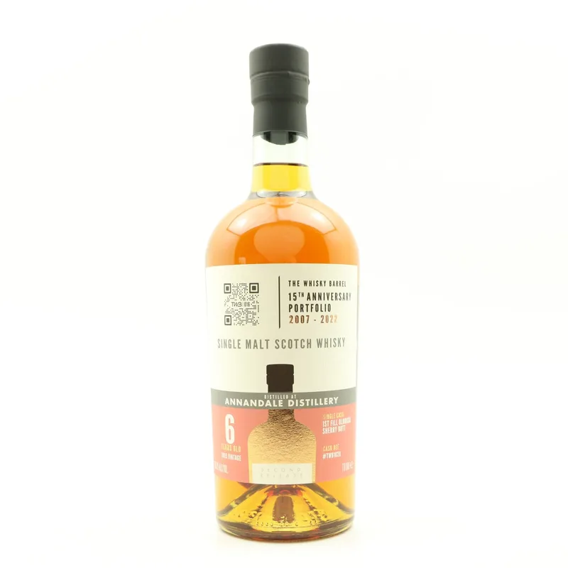 Annandale – 2015 6 Year Old For The Whisky Barrel 15th Anniversary Portfolio (70cl, 59.7%)