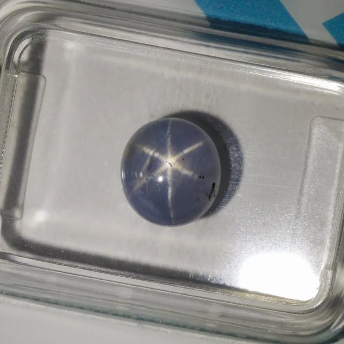 1 pcs Blue Star Sapphire - 2.41 ct - International Gemological Institute (IGI)
