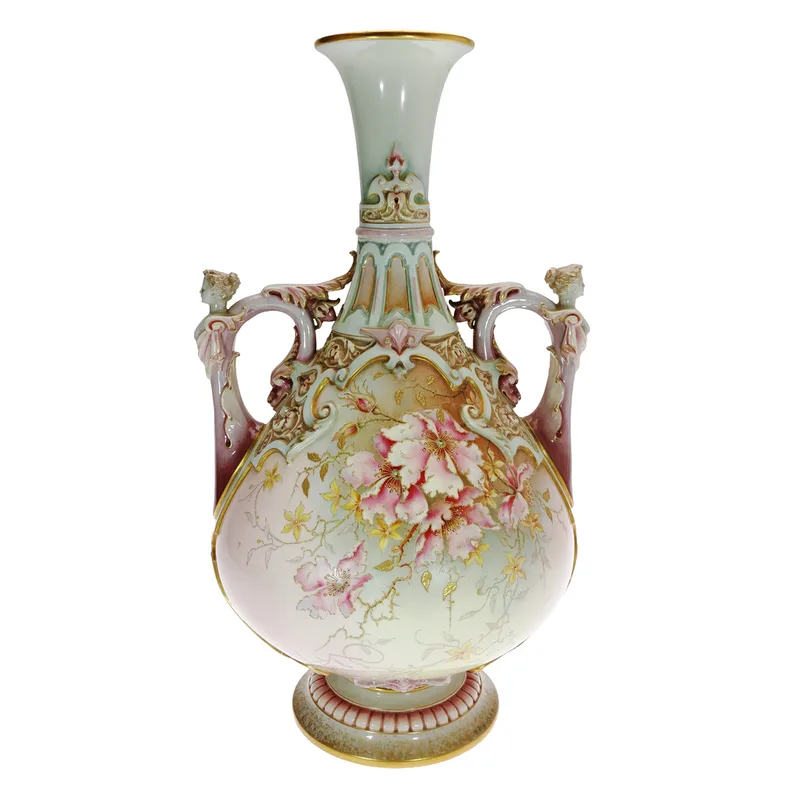 Late Victorian Royal Worcester Vase, Model 1737