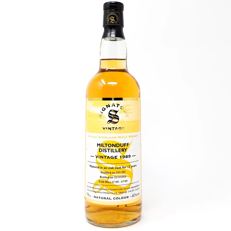 Miltonduff – 1989 13 Year Old Signatory Vintage