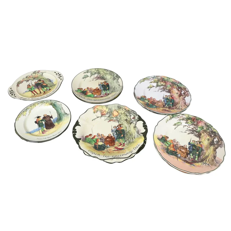 Royal Doulton 'Under the Greenwood Tree' a Collection of Plates (12)