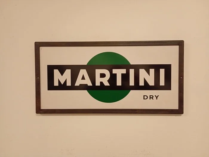 Martini - Martini dry - Martini - Advertising sign - 1970 - Metal