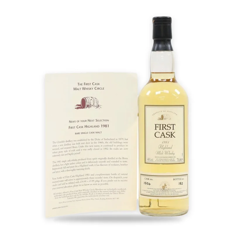 Brora – 23 Year Old First Cask 1981 #1556
