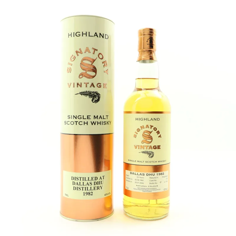 Dallas Dhu – 1982 23 Year Old Signatory (70cl, 43%)