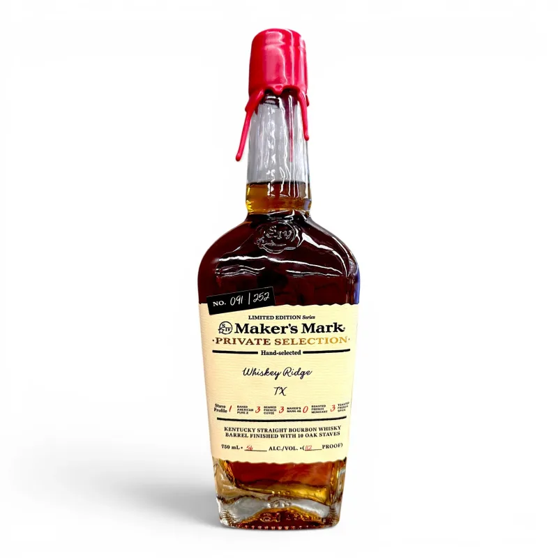 Maker's Mark – Private Selection Star Hill Farms Whiskey Ridge Texas Exclusive Single Barrel Kentucky Straight Bourbon (2026) (75cl, 56%)