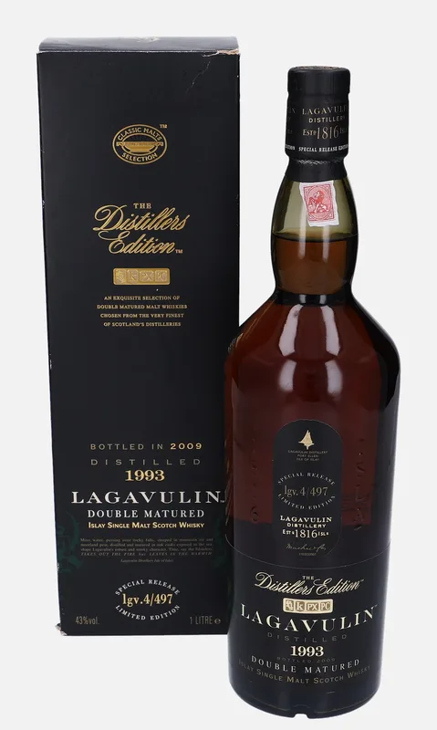 Lagavulin – 1993 Distillers Edition Double Matured lgv. 4/497
