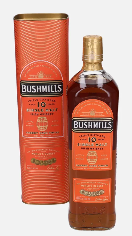 Bushmills – 10 Year Old (1L, 46%)