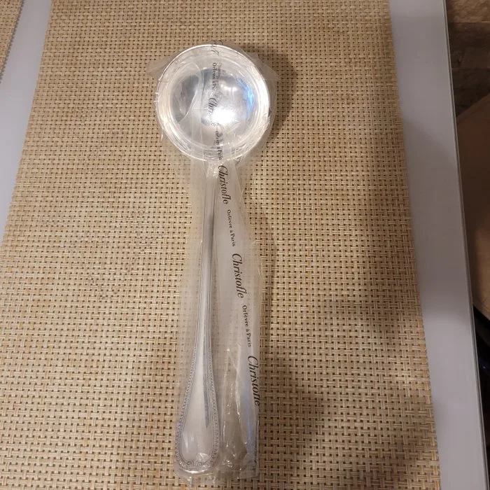 Christofle - Soup ladle - Malmaison - Silverplated