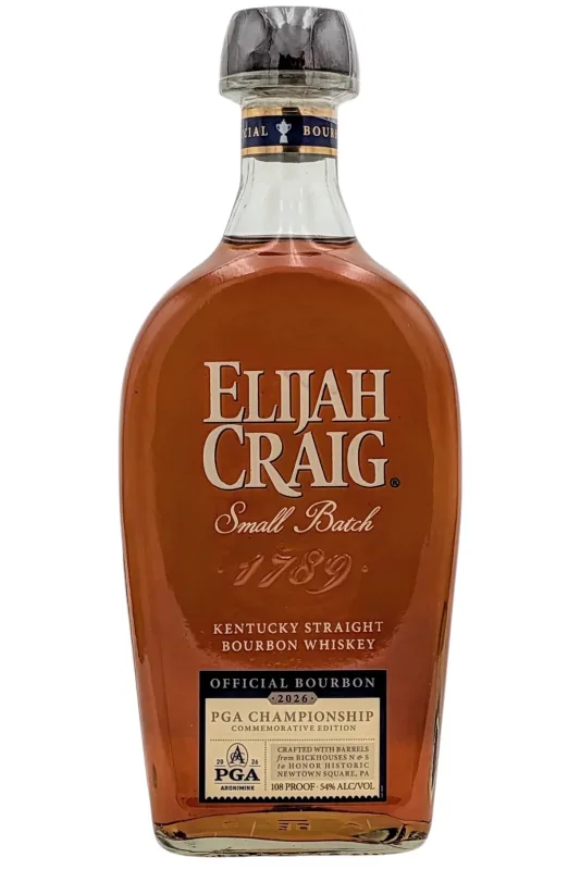 Elijah Craig PGA 2026 Aronimink 8 Year Small Batch Bourbon Commemorative Edition (54%)