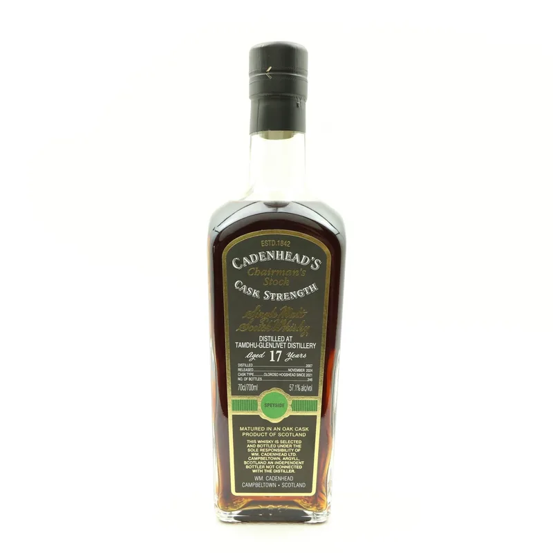 Tamdhu-Glenlivet 2007 17 Year Old Cadenhead’s (70cl, 57.1%)