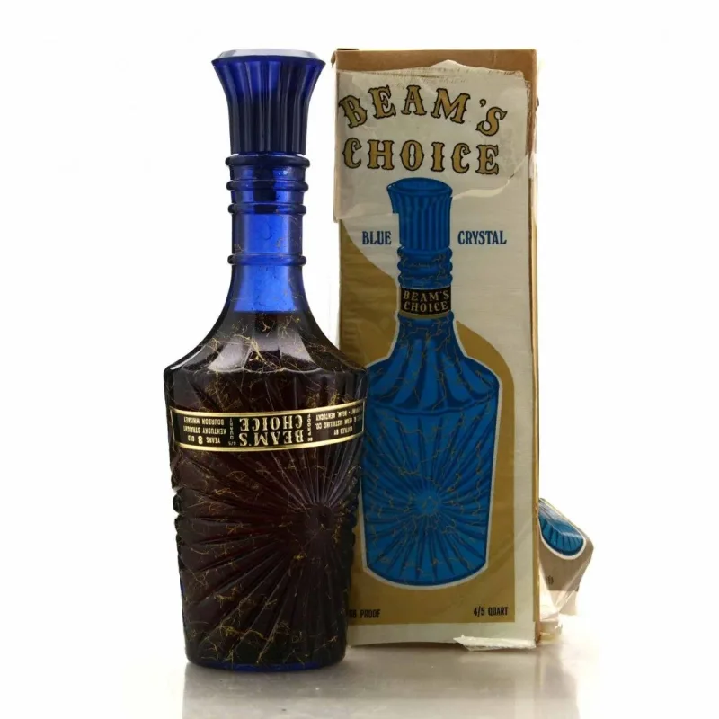 Jim Beam – 8 Year Old Blue Vase Decanter (1974) (75cl, 43%)