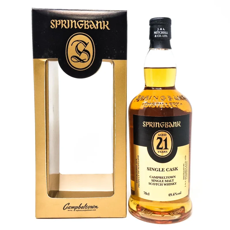 Springbank – 21 Year Old Single Cask (70cl, 49.6%)