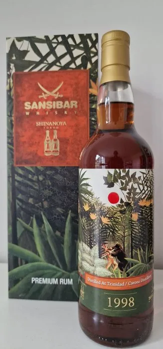 Caroni 1998 22 years old Sansibar - Single Cask #2107 for Shinanoya - b. 2021 - 70cl