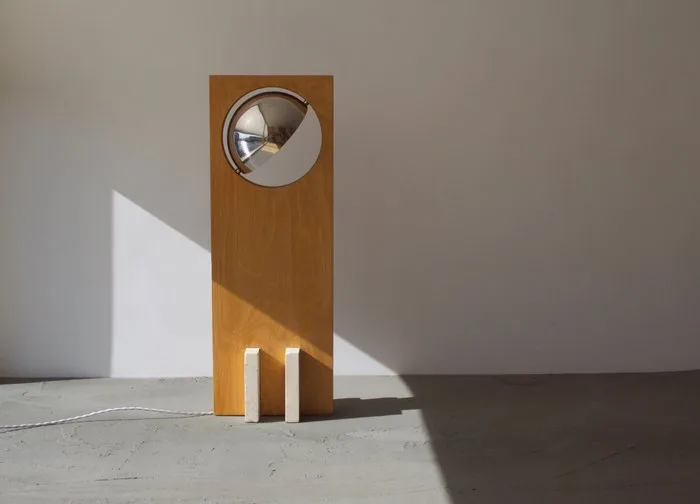 Edoardo Lietti Studio - Floor lamp - Galileo 2.3 - Travertino - Sculptural Lamp