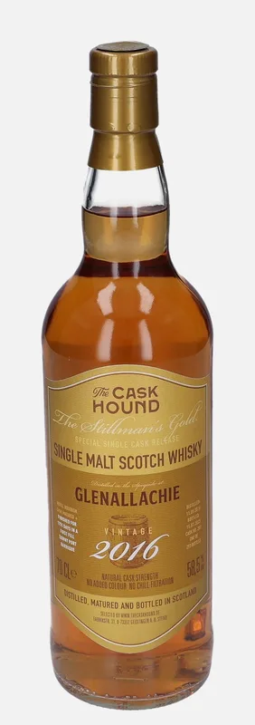 Glenallachie – 2016 The Caskhound The Stillman's Gold (70cl, 58.5%)