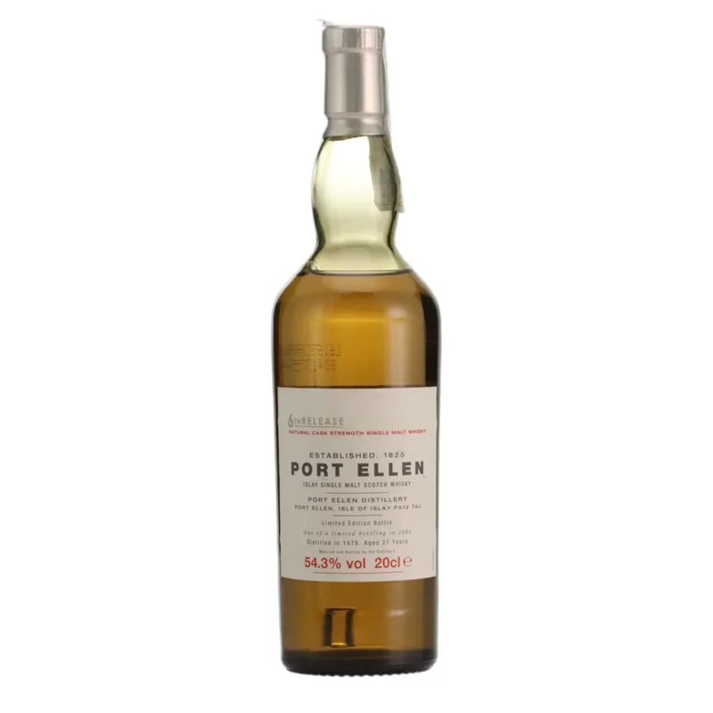 Port Ellen – 1978 Natural Cask Strength 27 Year Old - 6th Release