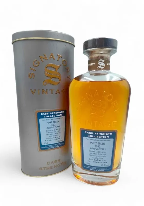 Port Ellen – 1982/2008 26 Year Old Signatory Vintage Cask 1514 (70cl, 59.3%)