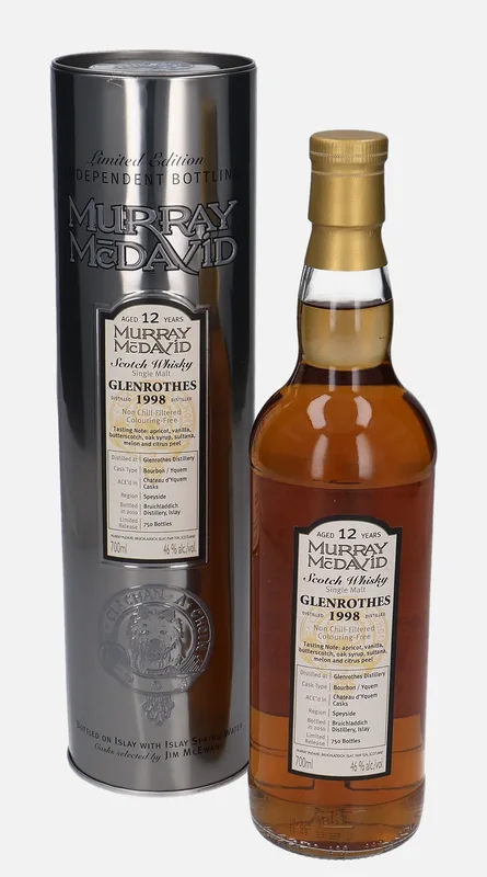 Glenrothes – 1998 12 Year Old Murray McDavid