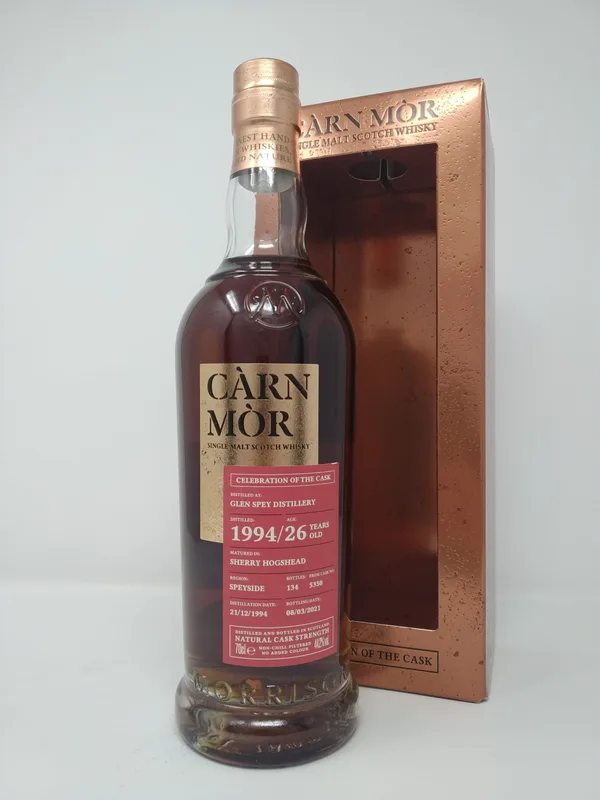 Glen Spey – 26 Year Old 1994 Carn Mor Celebration of the Cask (70cl)
