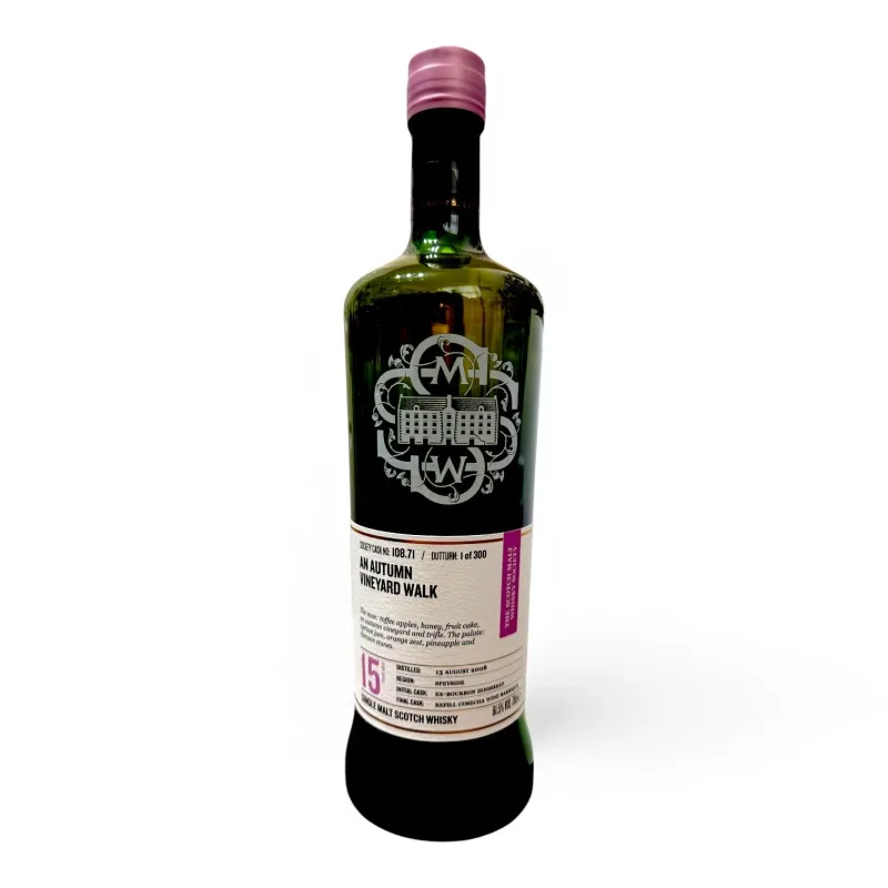 Allt-a-Bhainne – 15 Year Old 2008 SMWS Cask 108.71 'An Autumn Vineyard Walk'