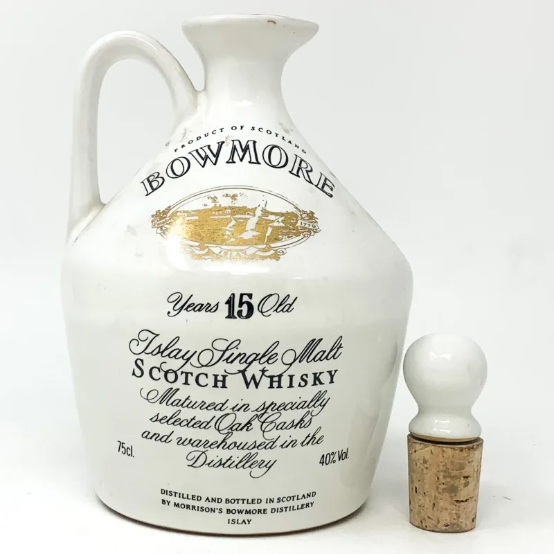 Bowmore – 15 Year Old Ceramic Flagon Single Malt Scotch Whisky