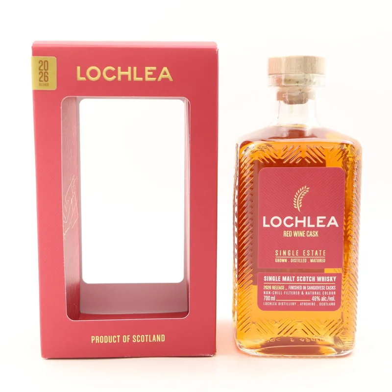 Lochlea – Red Wine Cask 2026 Release (70cl, 46%)