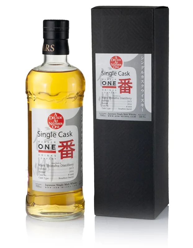 Shinshu 2013 No.1 Drinks 10th Anniversary Single Cask (58.9%)