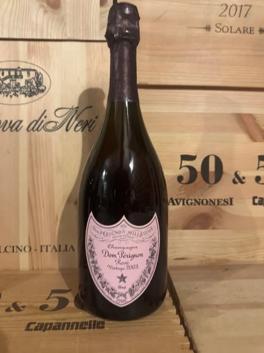 2003 Dom Pérignon - Champagne Brut, Rosé - 1 Bottle (0.75L)