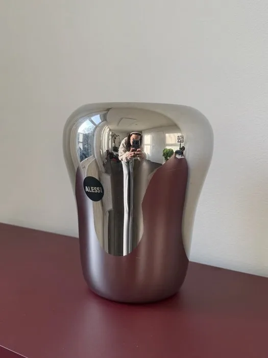 Alessi - Stefano Giovannoni - Vase - "Baba" - SG71/M - Stainless Steel