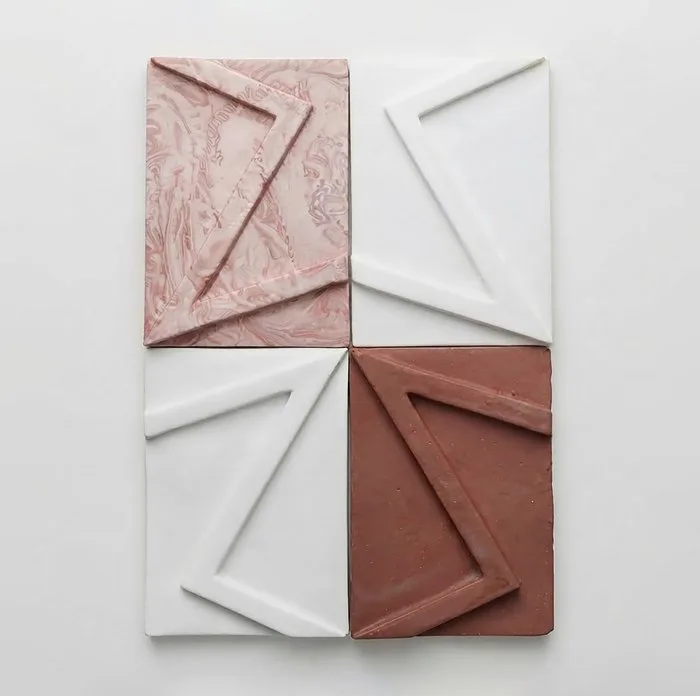 Tile (4) - in Limoges porcelain - FOUZIA KHAIA - 2026