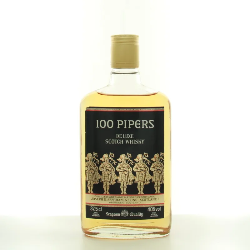 Seagram’s 100 Pipers 37.5cl (1970s Edition) (37.5cl, 40%)