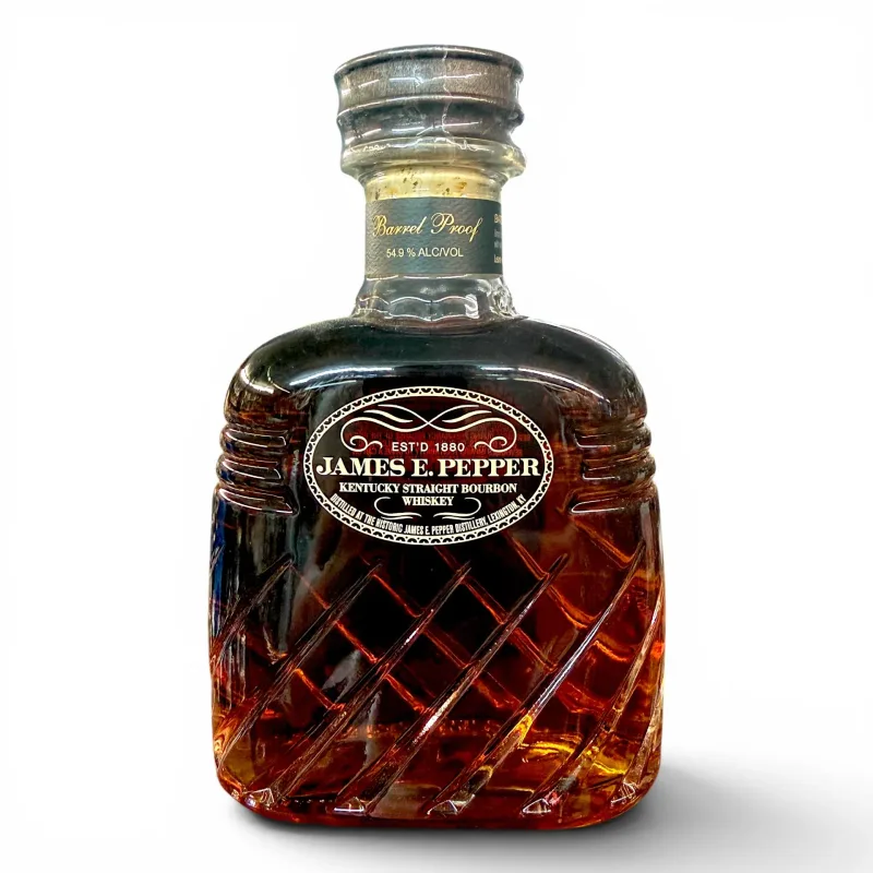James E Pepper Barrel Proof Historic Decanter Kentucky Straight Bourbon Whiskey (2025) (75cl)