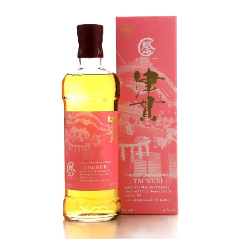 Mars Tsunuki – 2016 5 Year Old Single 1st Fill Bourbon Cask #T87 Chichibu Saitama Matsuri Exclusive (70cl, 57%)