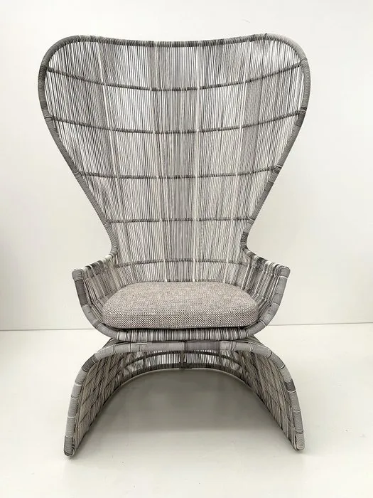 B&B Italia - Patricia Urquiola - Armchair - Crinoline C5P outdoor/indoor - "NUOVA" polyethylene/aluminum fiber