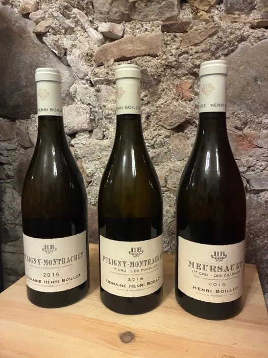 2016 Domaine Henri Boillot: Puligny Montrachet, Les Pucelles & Les Charmes - Burgundy, Meursault, Puligny Montrachet 1er Cru - 3 Bottles (0.75L)
