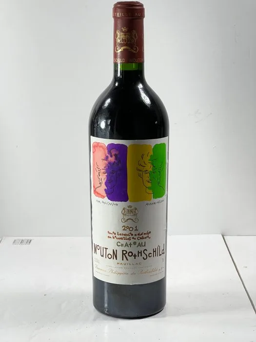 2001 Chateau Mouton Rothschild - Pauillac 1er Grand Cru Classé - 1 Bottle (0.75L)