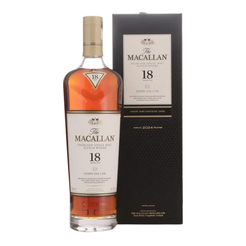 Macallan – 18 Year Old Sherry Oak Cask Annual 2024 Release