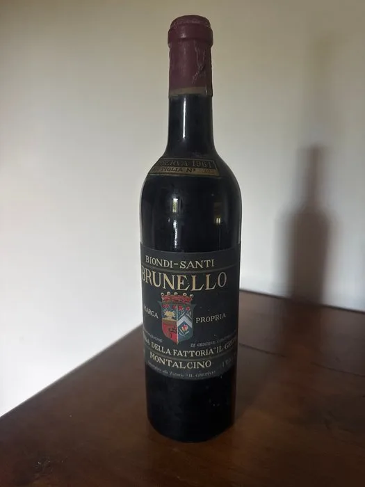 1961 Biondi Santi, Tenuta Greppo - Brunello di Montalcino Riserva - 1 Bottle (0.72L)